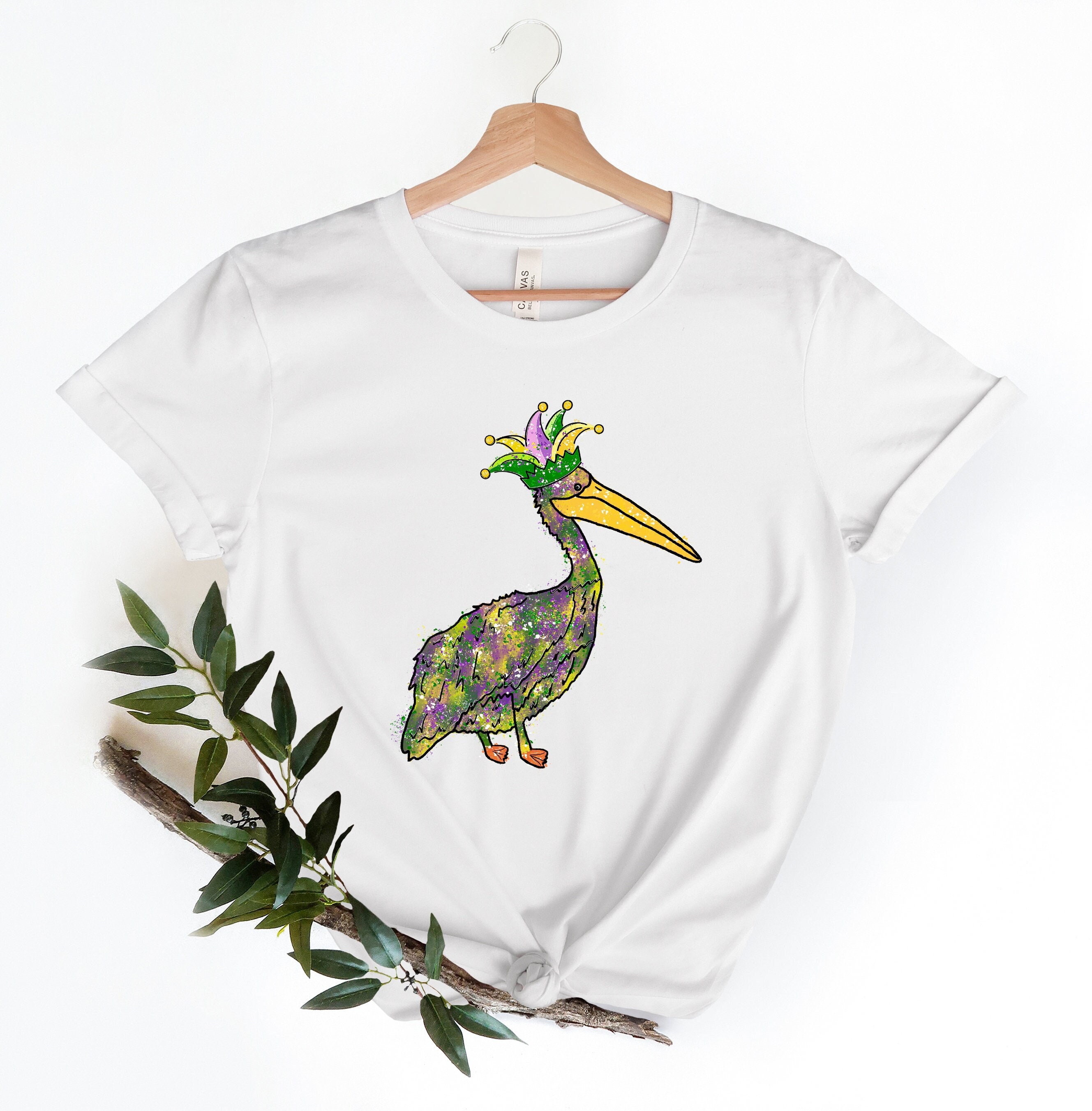 Mardi Gras Pelican Trending Unisex Shirt