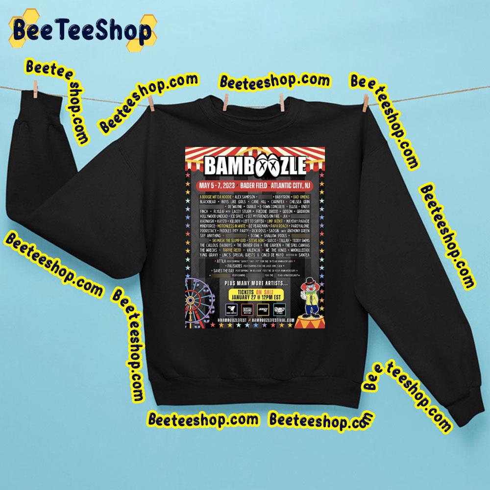 May 2023 Bader Field Atlantic City Bamboozle Festival Trending Unisex Sweatshirt