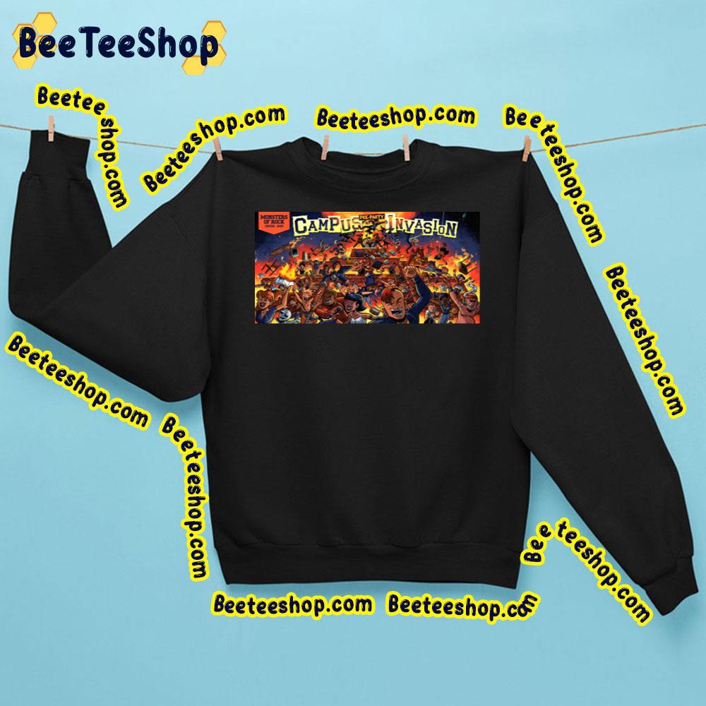 Monsters Of Rock Cruise 2023 Campus Invasion Trending Unisex Sweatshirt