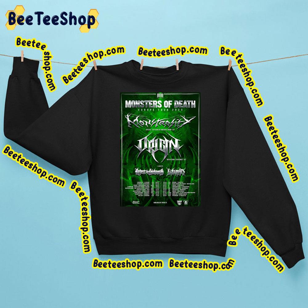 Monstrosity Of Death Europe Tour 2023 Trending Unisex Sweatshirt