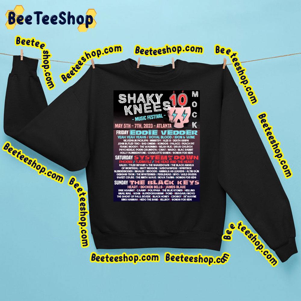 Music Festival Shaky Knees 2023 Trending Unisex Shirt