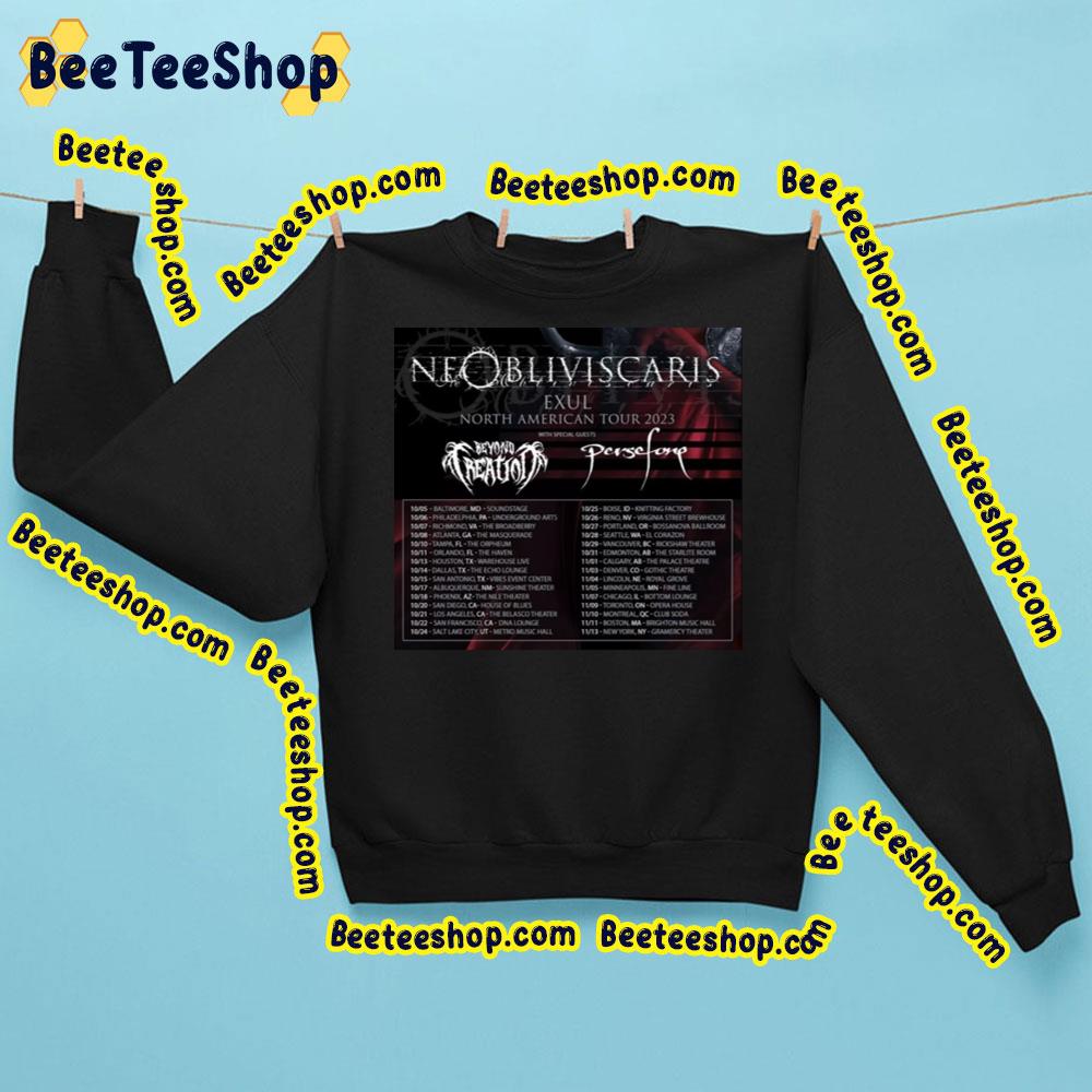 Ne Obliviscaris Exul North American Tour Dates Trending Unisex Sweatshirt