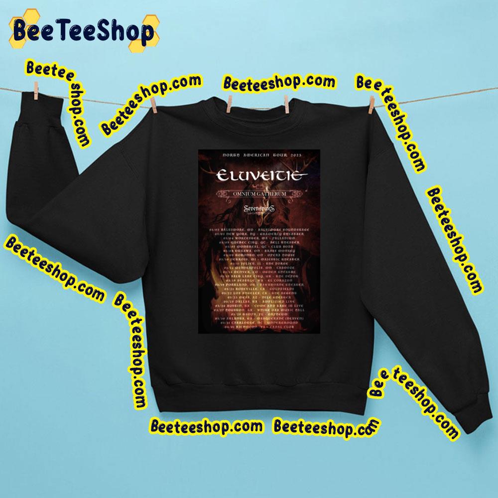 North American Tour 2023 Eluveitie Trending Unisex Sweatshirt