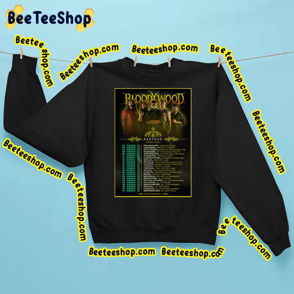 Pakshak Tour 2023 Bloodywood Dates Trending Unisex Sweatshirt