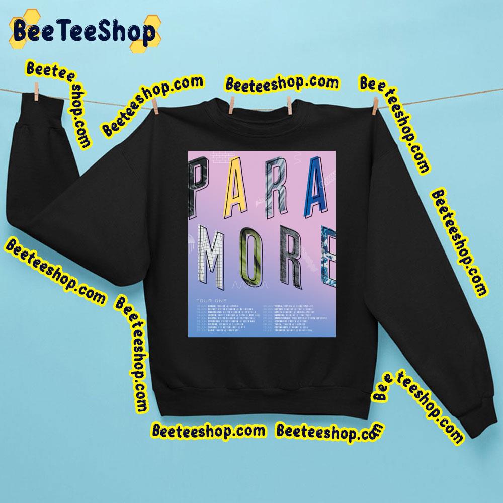 Paramor Announce European Uk Tour Trending Unisex Sweatshirt