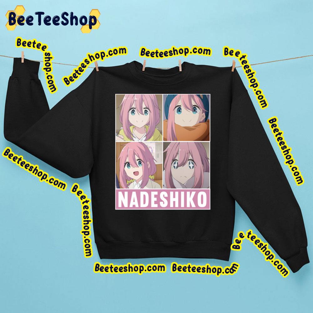 Pink Art Nadeshiko Yuru Camp Trending Unisex Sweatshirt