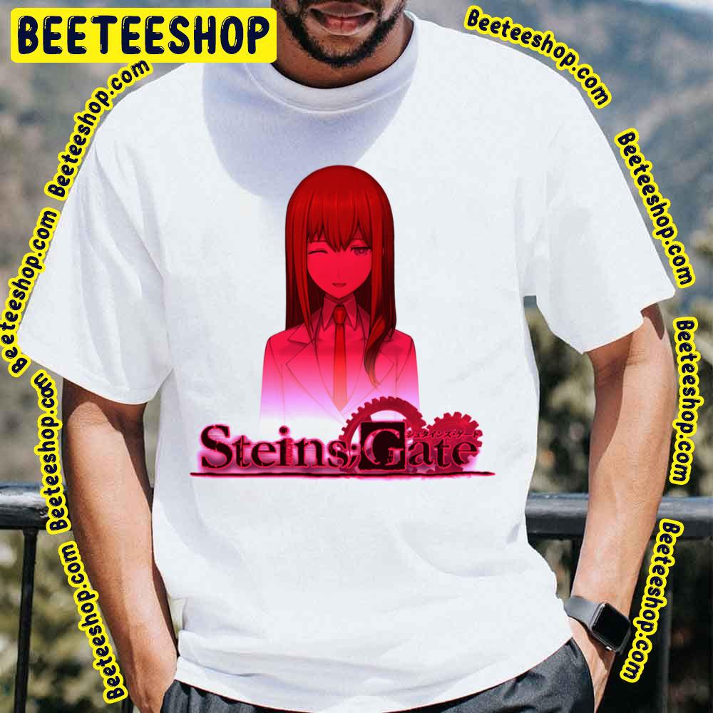 Red Makise Kurisu Steins Gate Trending Unisex T-Shirt