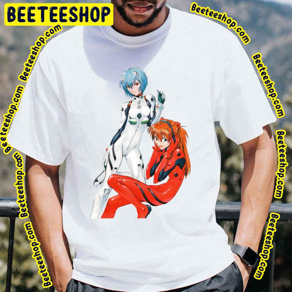 Rei And Asuka Neon Genesis Evangelion Trending Unisex T-Shirt