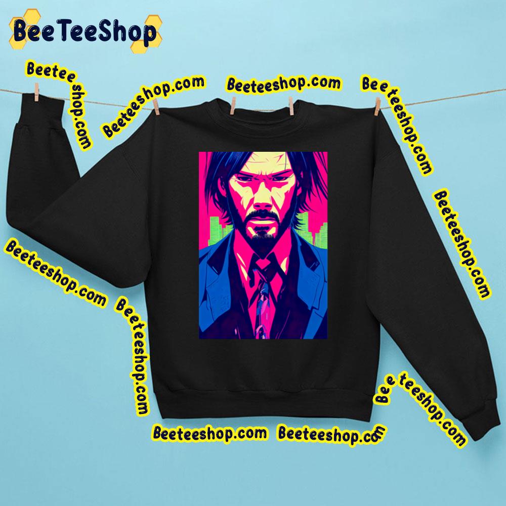 Retro John Wick Chapter 4 Baba Yaga Trending Unisex Shirt