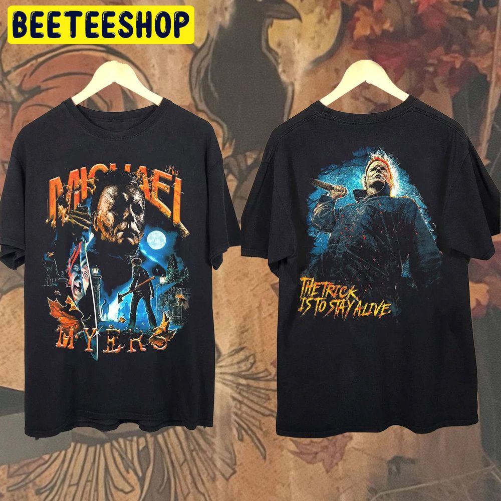 Retro Michael Myers Vintage Double Side Trending Unisex T-Shirt