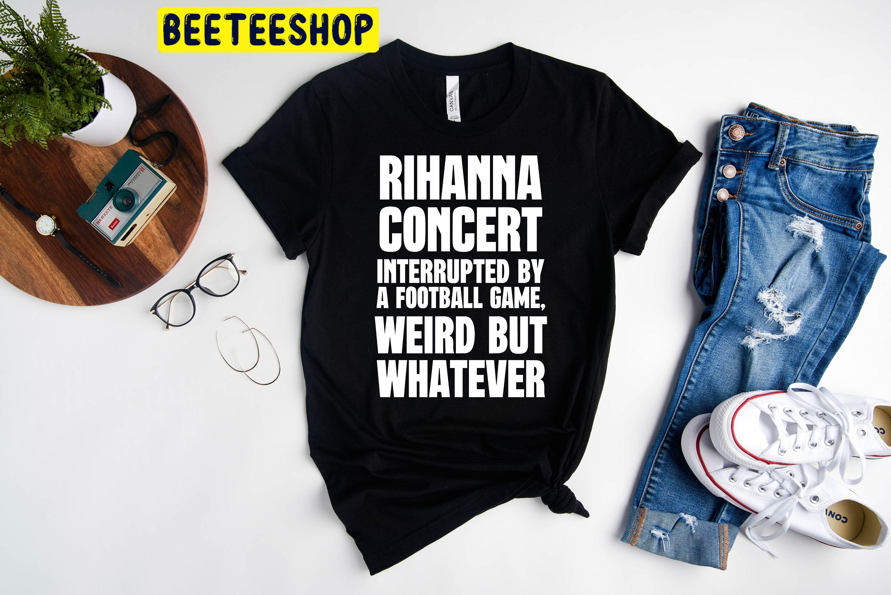 Rihanna Concert Interrupted By A Football Game Trending Unisex Shirt