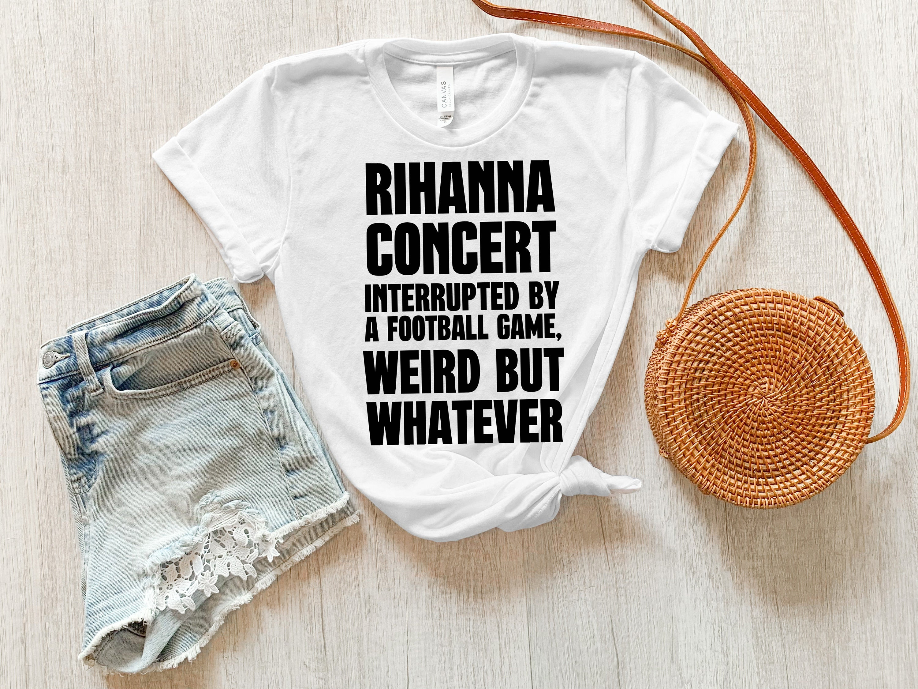 Rihanna Concert Interrupted By A Football Game Trending Unisex Shirt