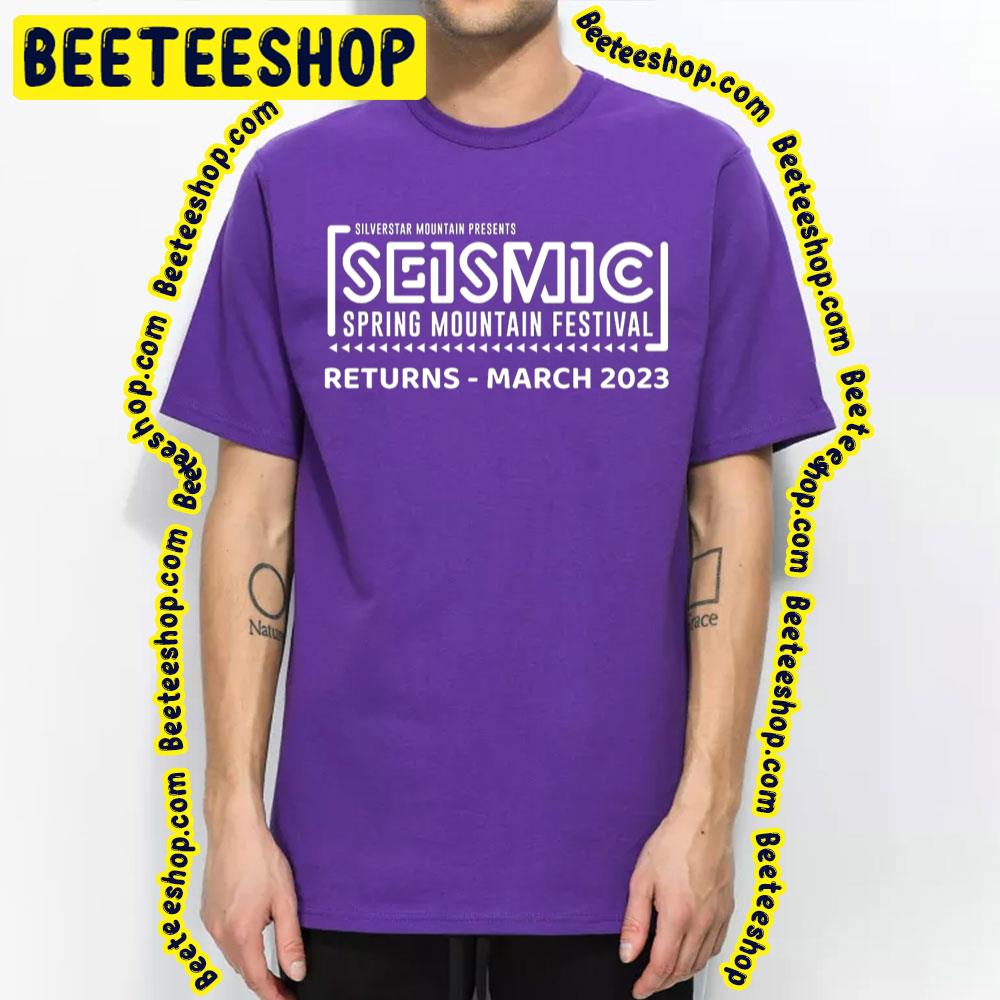 Seismic Spring Mountain Festival 2023 Trending Unisex T-Shirt