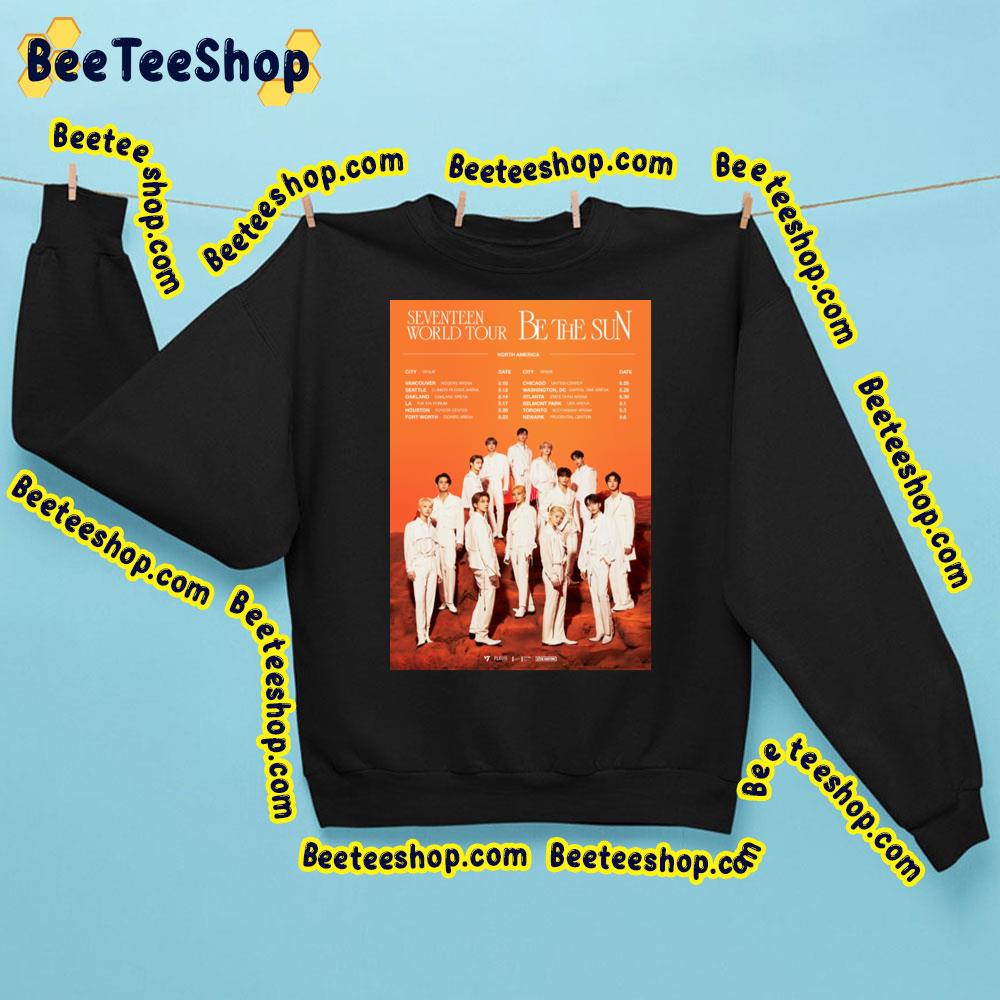 Seventeen World Tour Be The Sun Dates Trending Unisex Sweatshirt