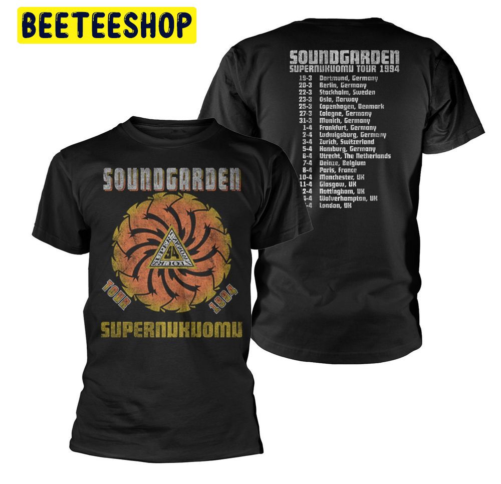 Soundgarden Superunknown Tour 94 Chris Cornell Double Side Trending Unisex T-Shirt