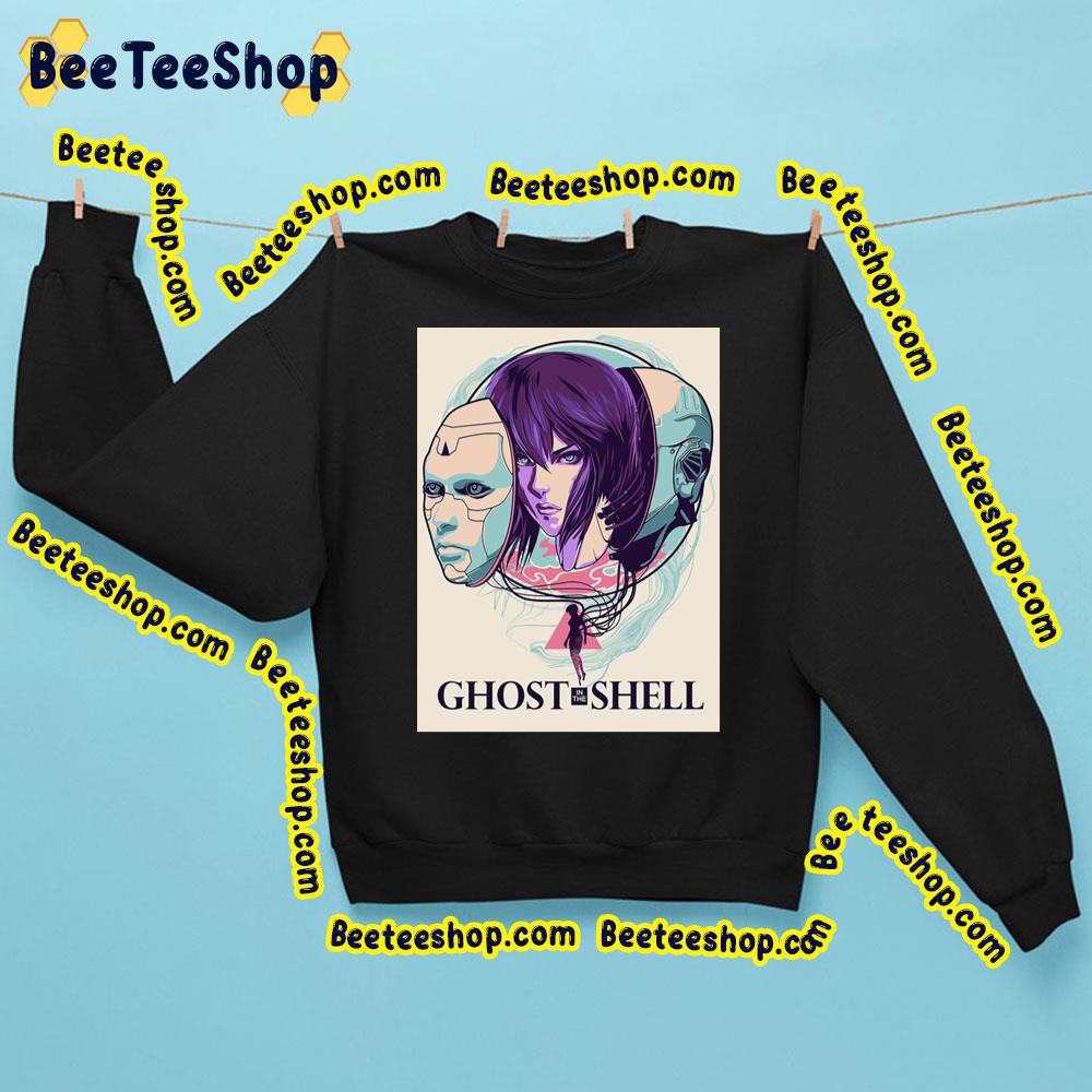 Split Mask Ghost In The Shell Trending Unisex Shirt