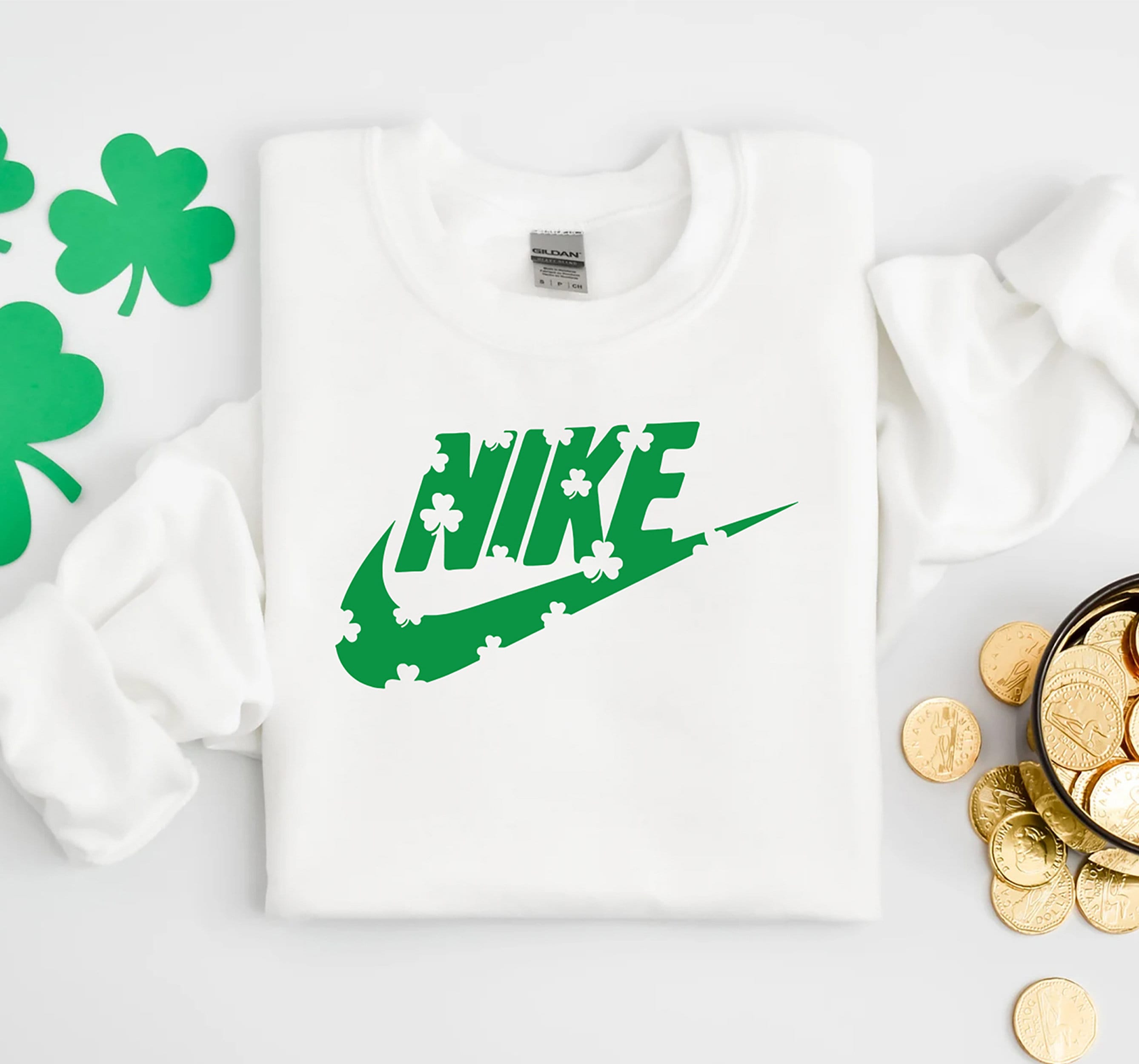 St Patricks Swoosh Nike Trending Unisex Shirt