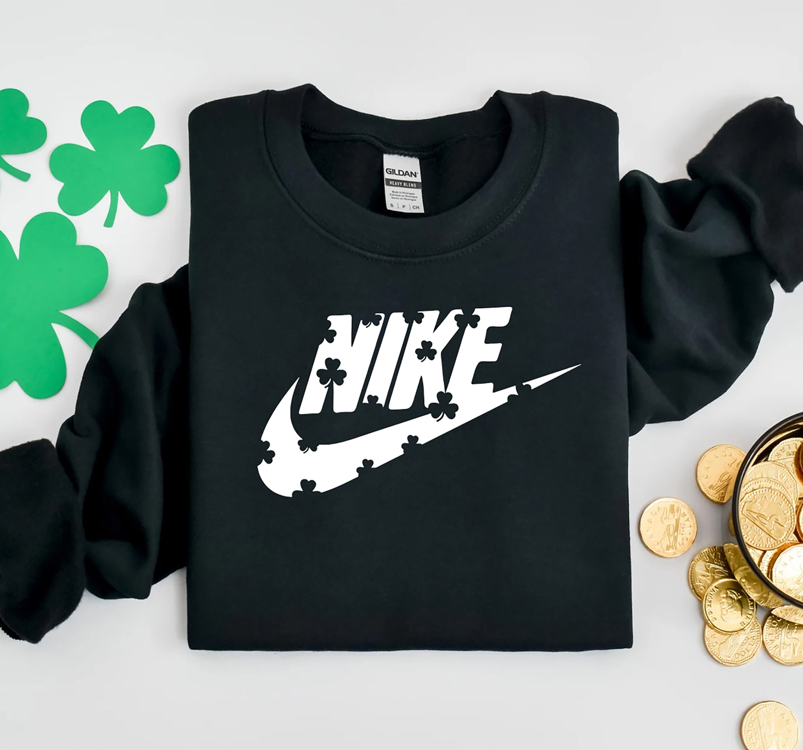 St Patricks Swoosh Nike Trending Unisex Shirt