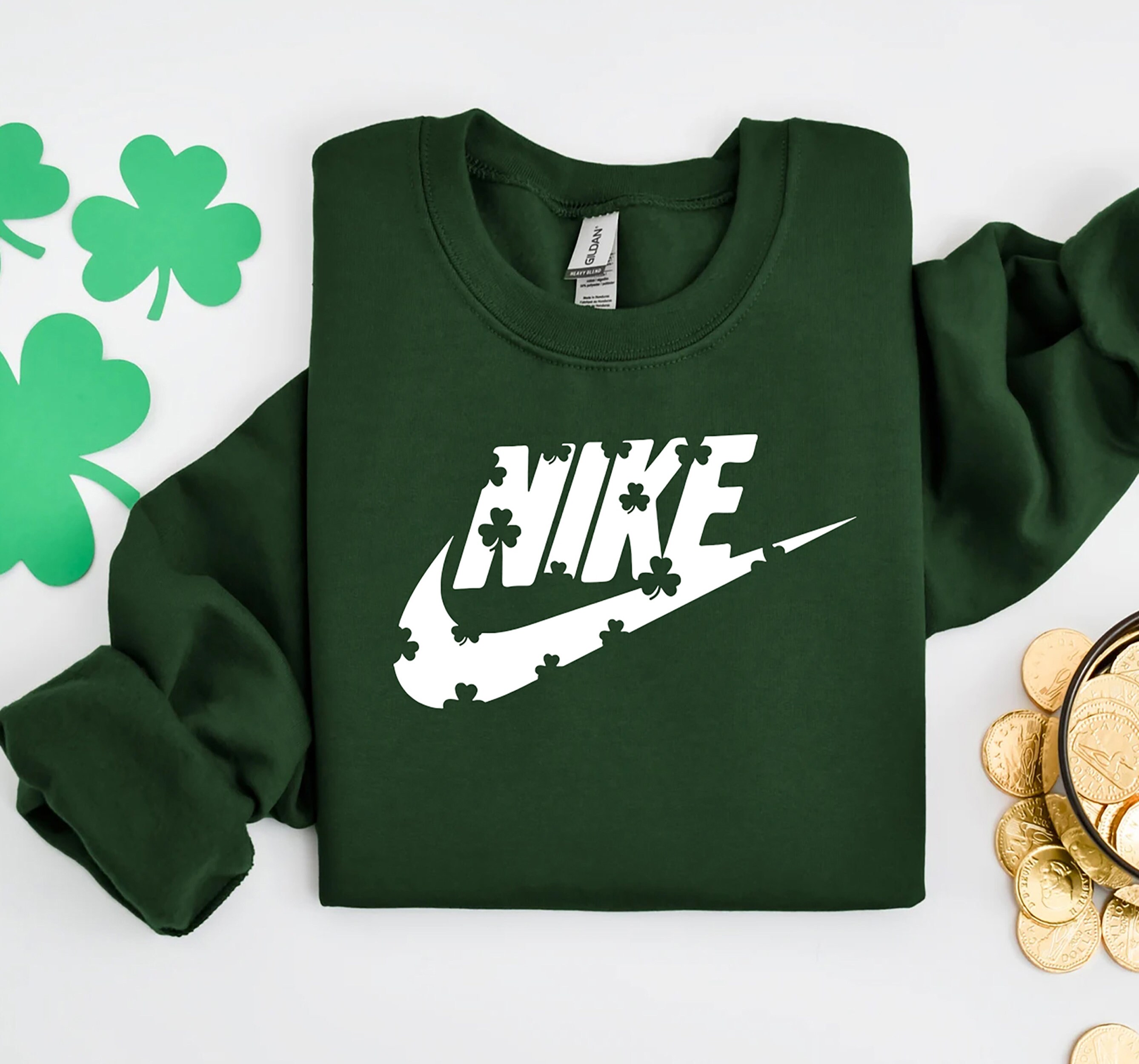 St Patricks Swoosh Nike Trending Unisex Shirt