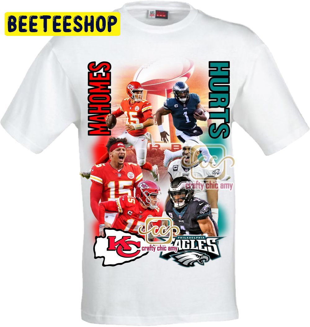 Super Bowl 2023 Battle Of The Quarterbacks – Hurt And Mahomes Trending Unisex Shirt