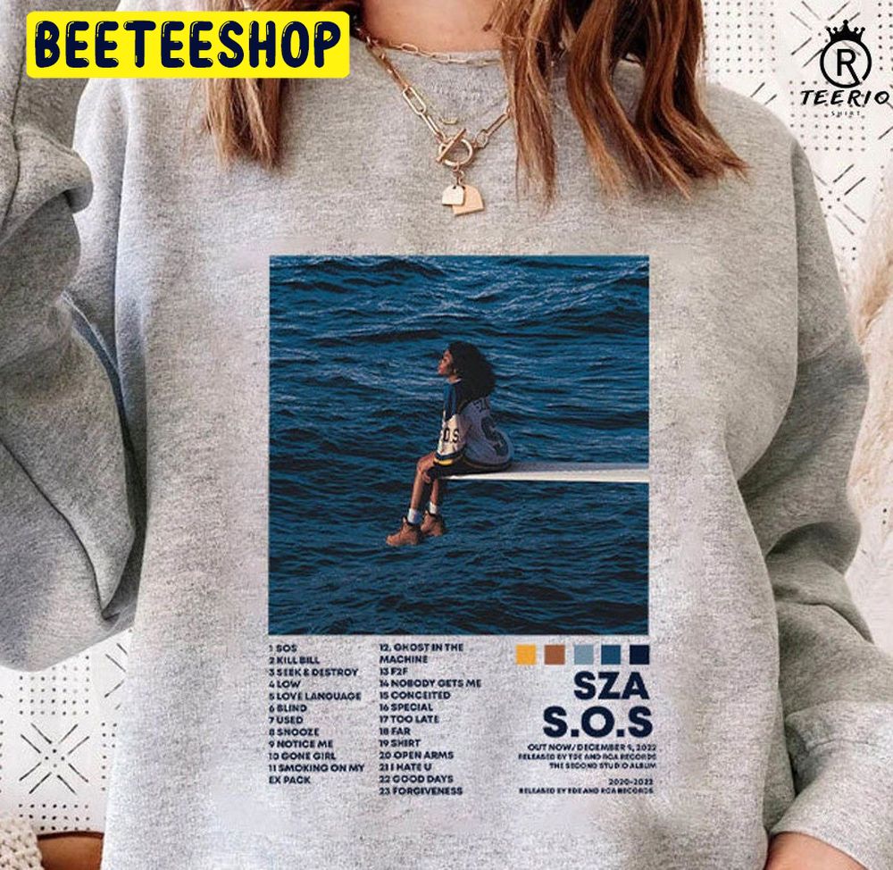 Sza Sos Tracklist Trending Unisex Sweatshirt