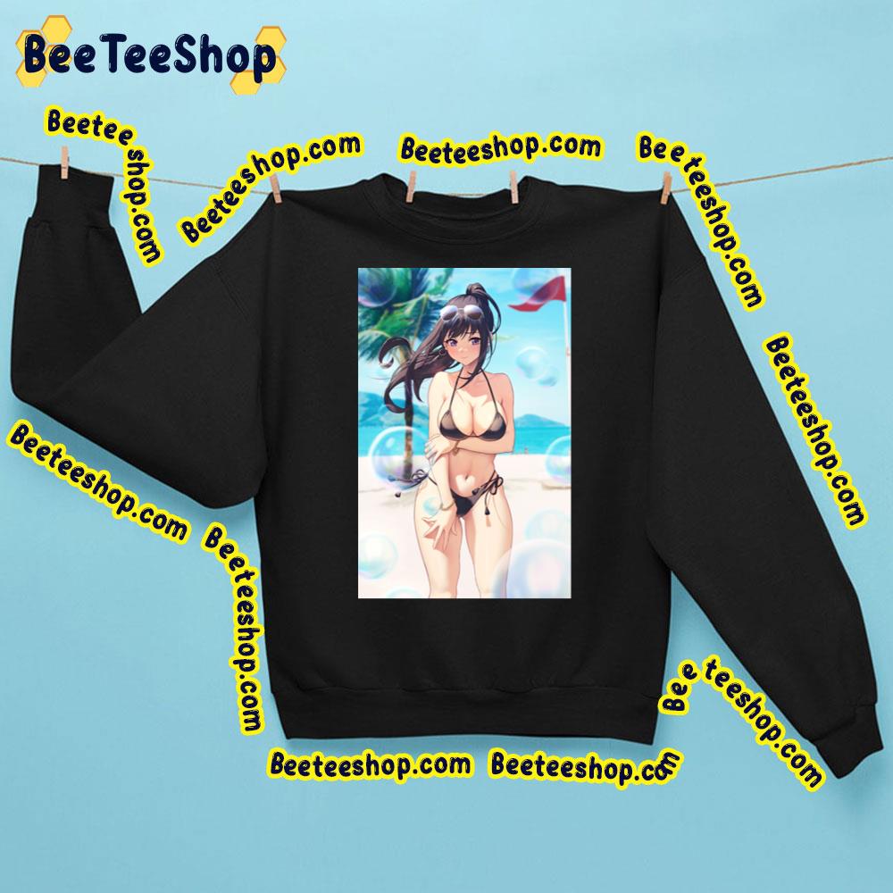 Takina Inoue Sexy In Swimwear Lycoris Recoil Trending Unisex Sweatshirt