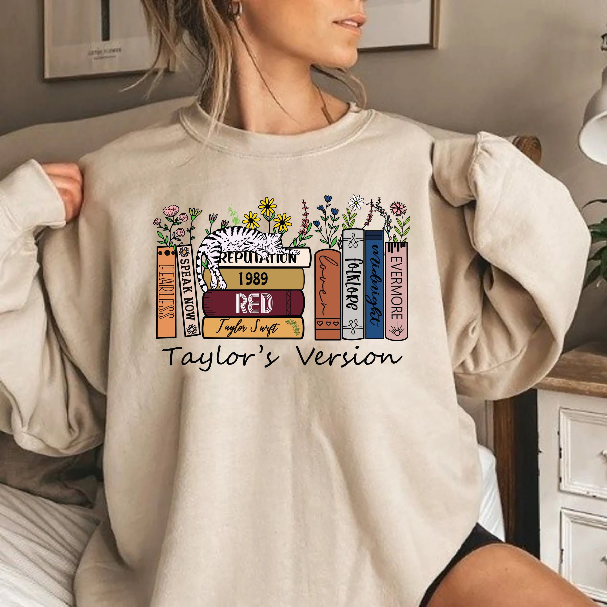 Taylor’s Version Albums As Books Trending Unisex Shirt