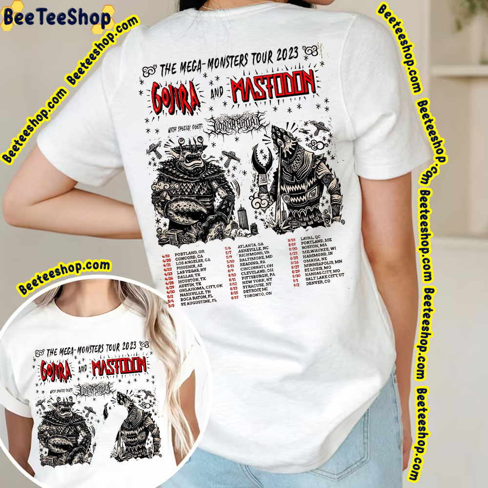 the mega monsters tour 2023 merch