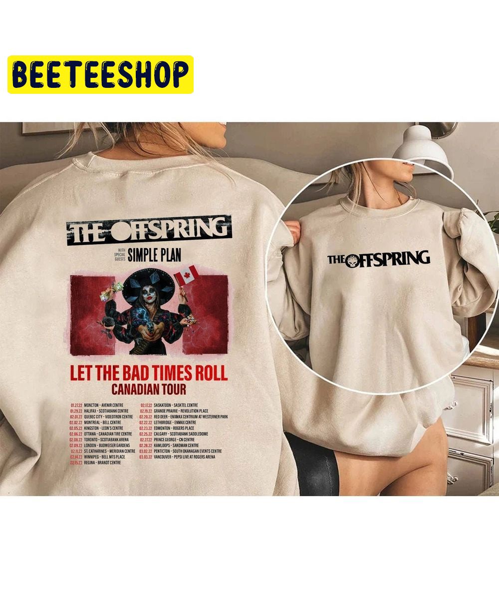 The Offspring Let The Bad Times Roll Tour 2022 – 2023 Double Side Trending Unisex Sweatshirt