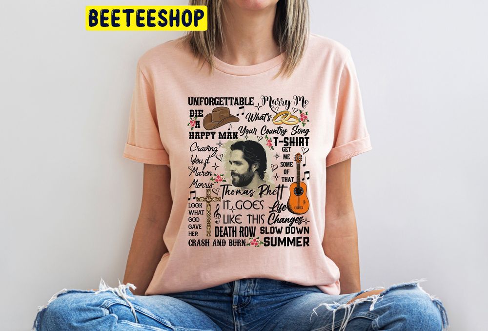 Thomas Rhett Tour 2023 Trending Unisex T-Shirt