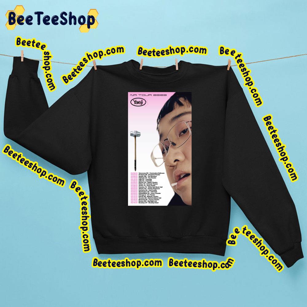 Tour 2023 With A Hammer Yaeji Trending Unisex Sweatshirt