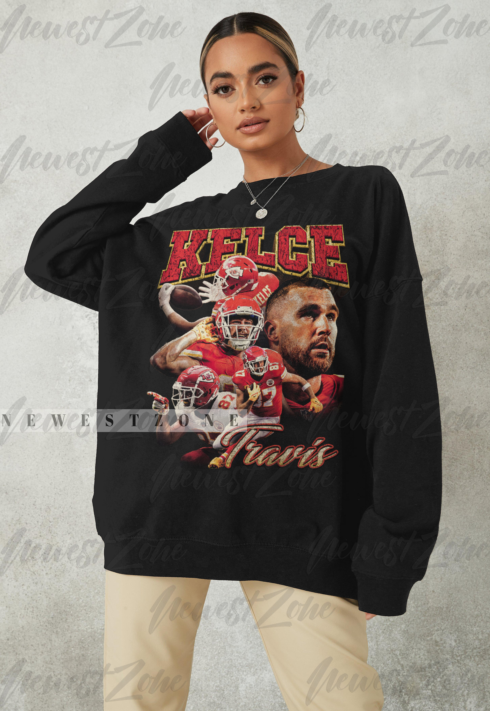 Travis Kelce Shirt Vintage 90s Trending Unisex Shirt