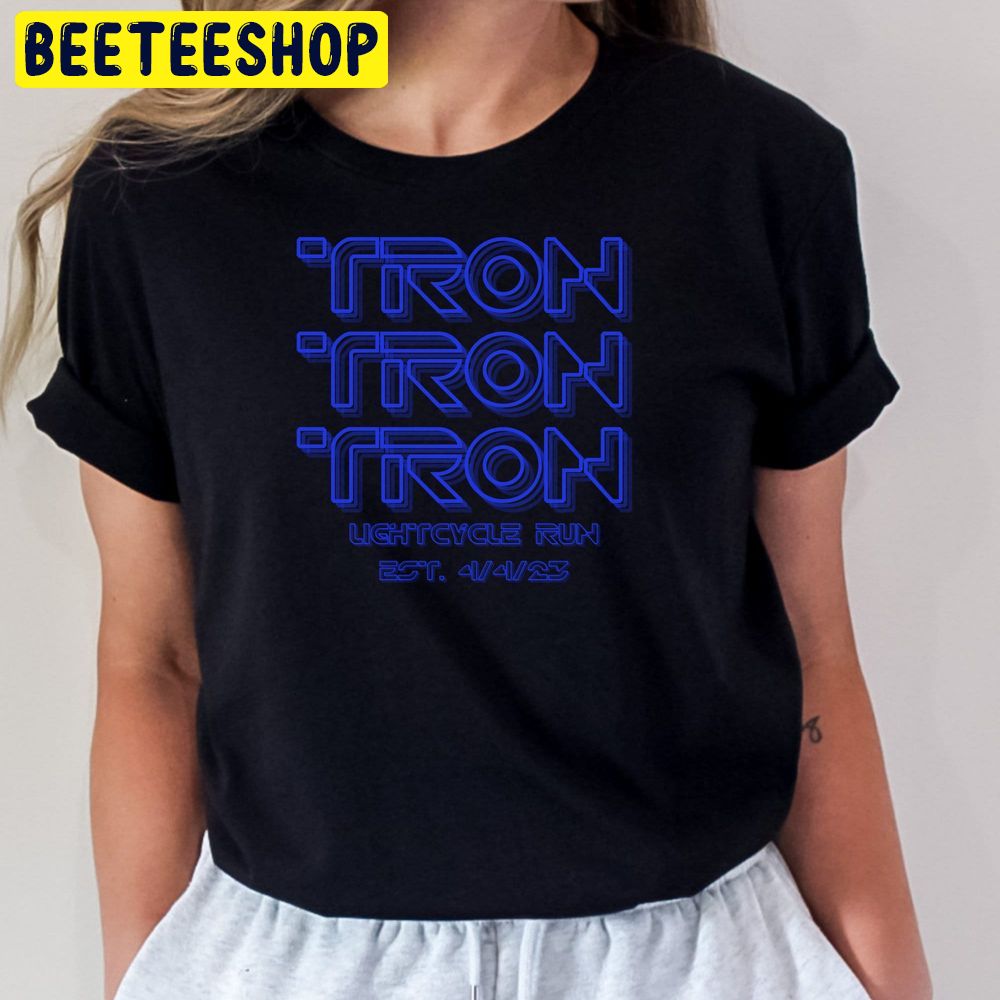 Tron Lightcycle Run Disney Family Trip Trending Unisex Shirt