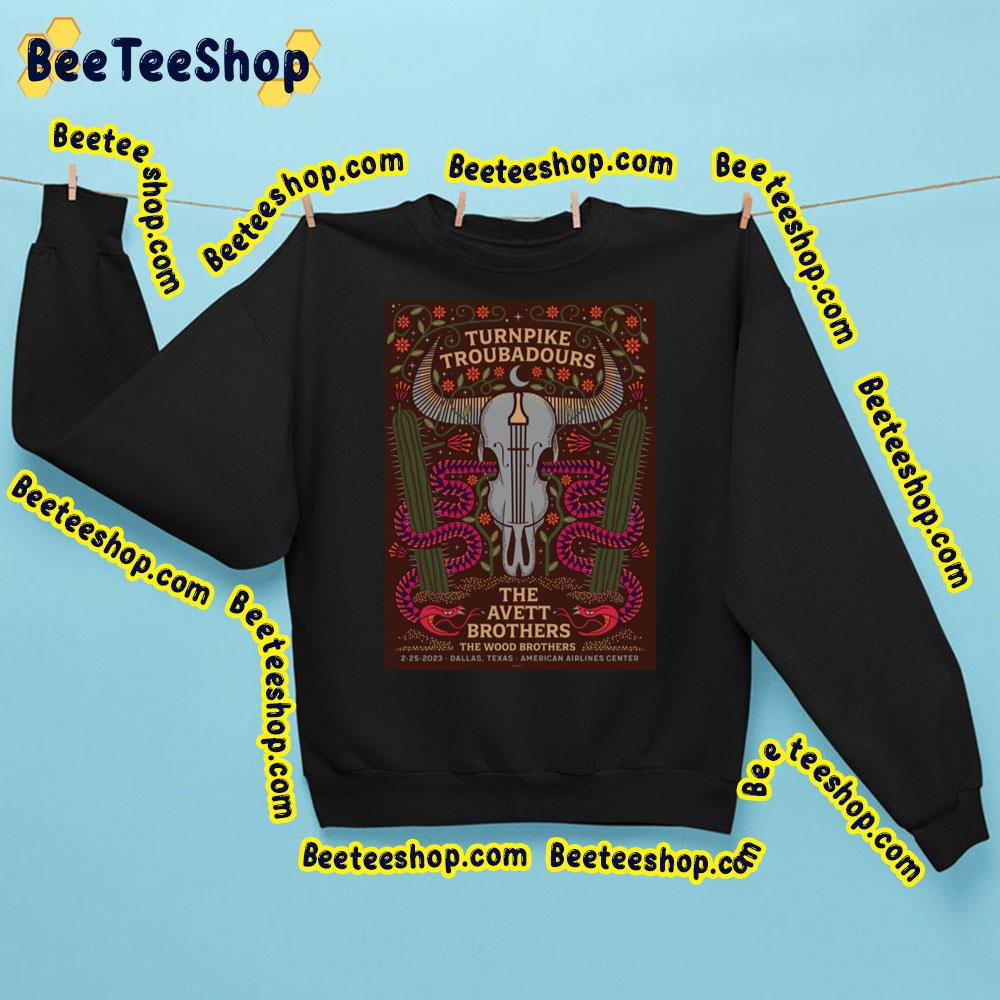 Turnpike Troubandours The Avett Brothers The Wood Brothers 2023 Trending Unisex Sweatshirt