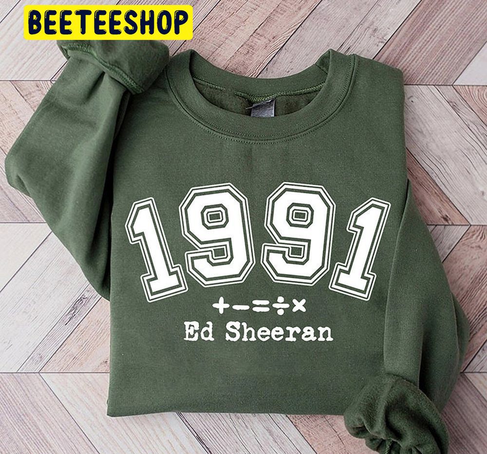 Vintage 1991 Ed Sheeran 2023 Trending Unisex Shirt