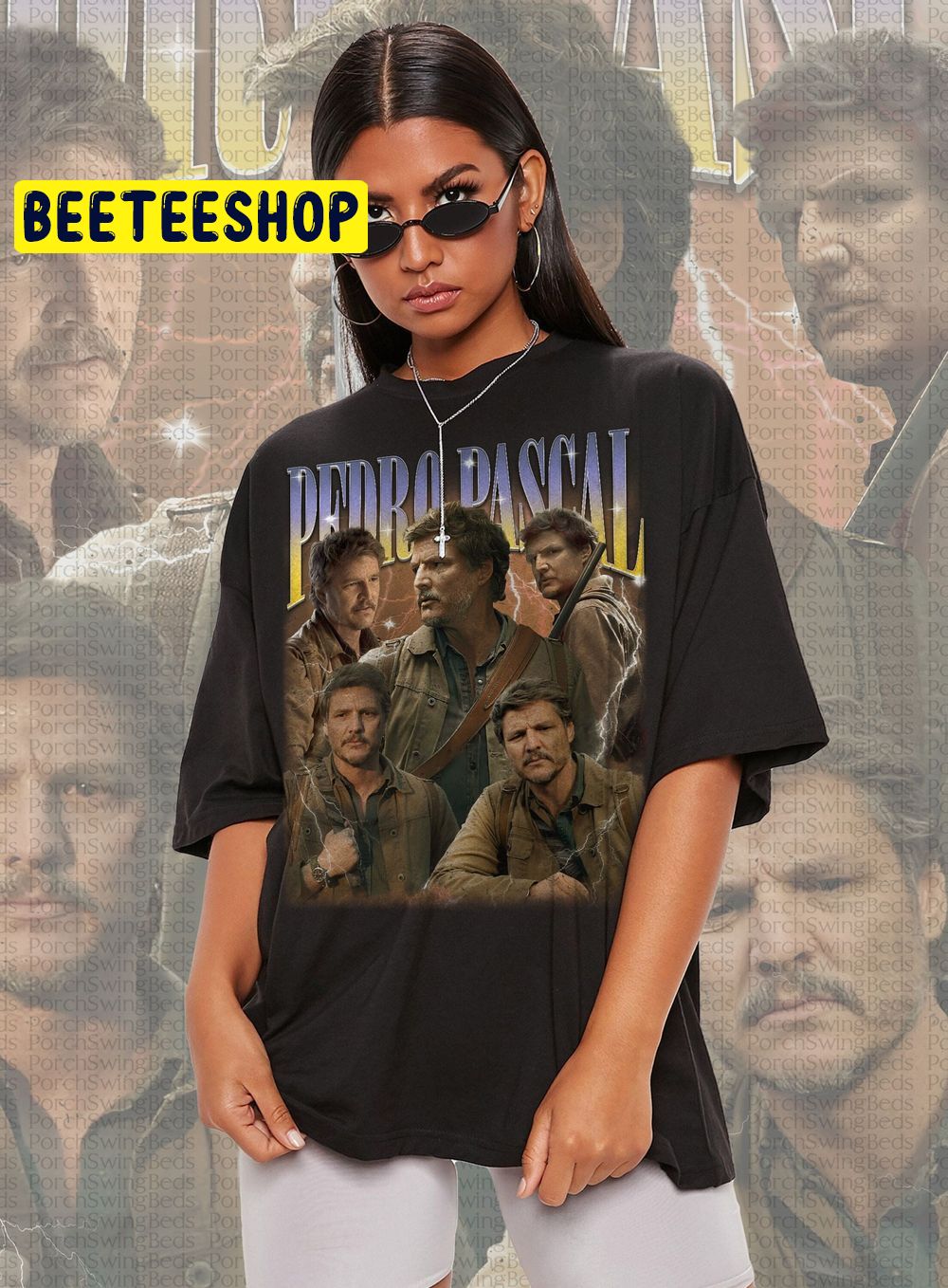 Vintage Pedro Pascal Retro 90s Trending Unisex T-Shirt