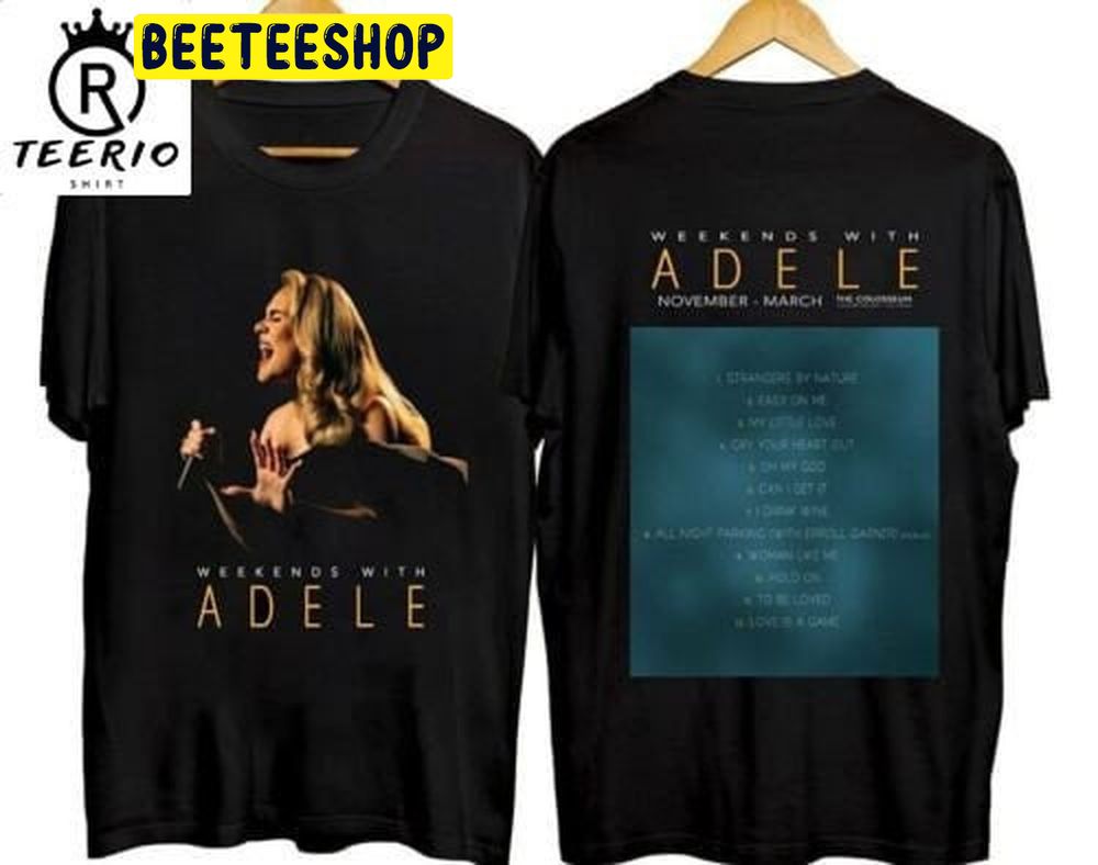 Weekends With Adele Concert Tour 2022-2023 Double Side Trending Unisex T-Shirt