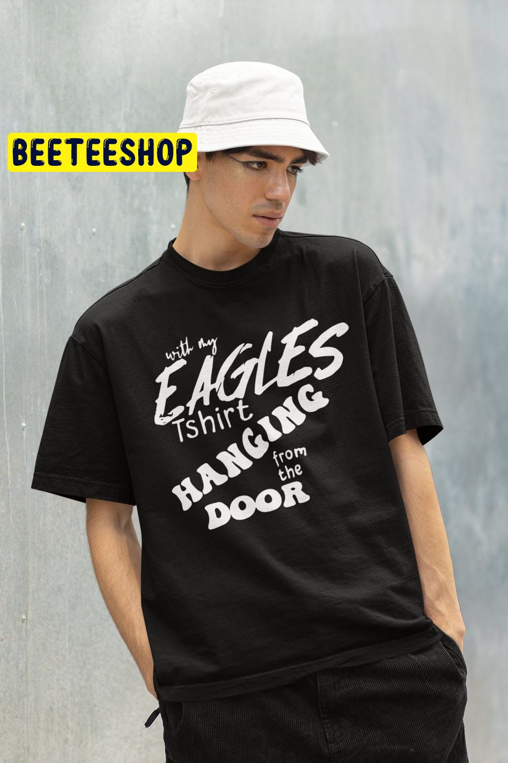 With My Eagles Hanging From The Door Trending Unisex T-Shirt