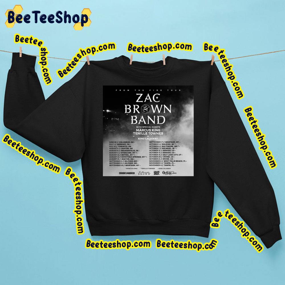 Zac Brown Band’s From The Fire Tour 2023 Dates Trending Unisex Sweatshirt