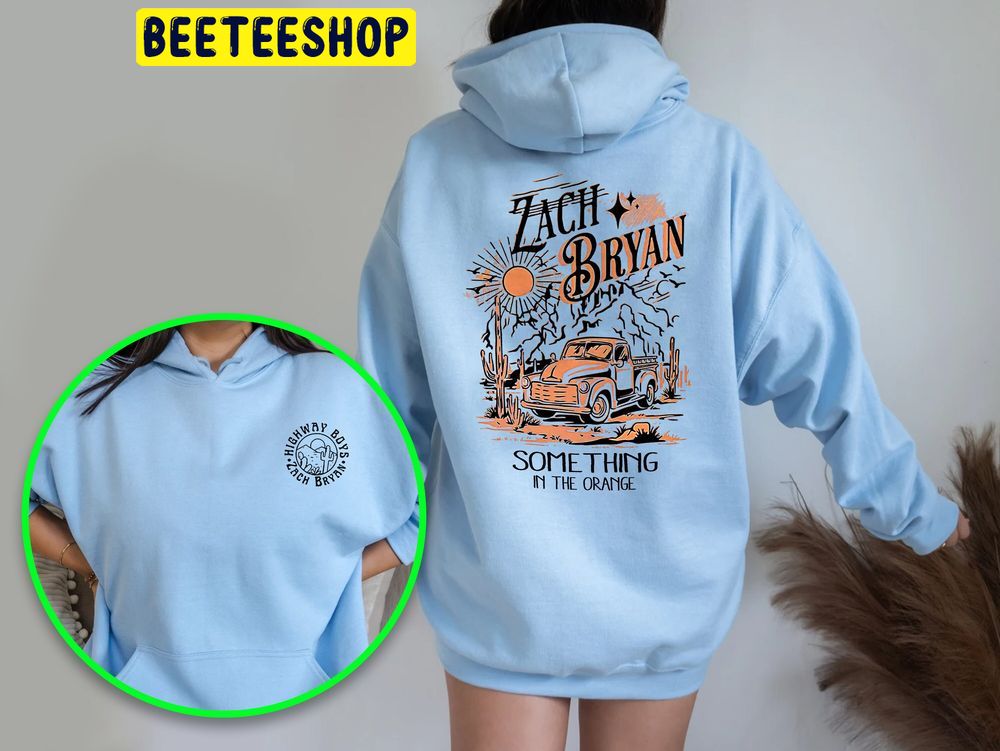 Zach Bryan Something In The Orange American Heartbreak Double Side Trending Unisex Hoodie