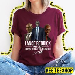 1 Rip Lance Reddick 1962 2023 Thank You For The Memories maroon maroon