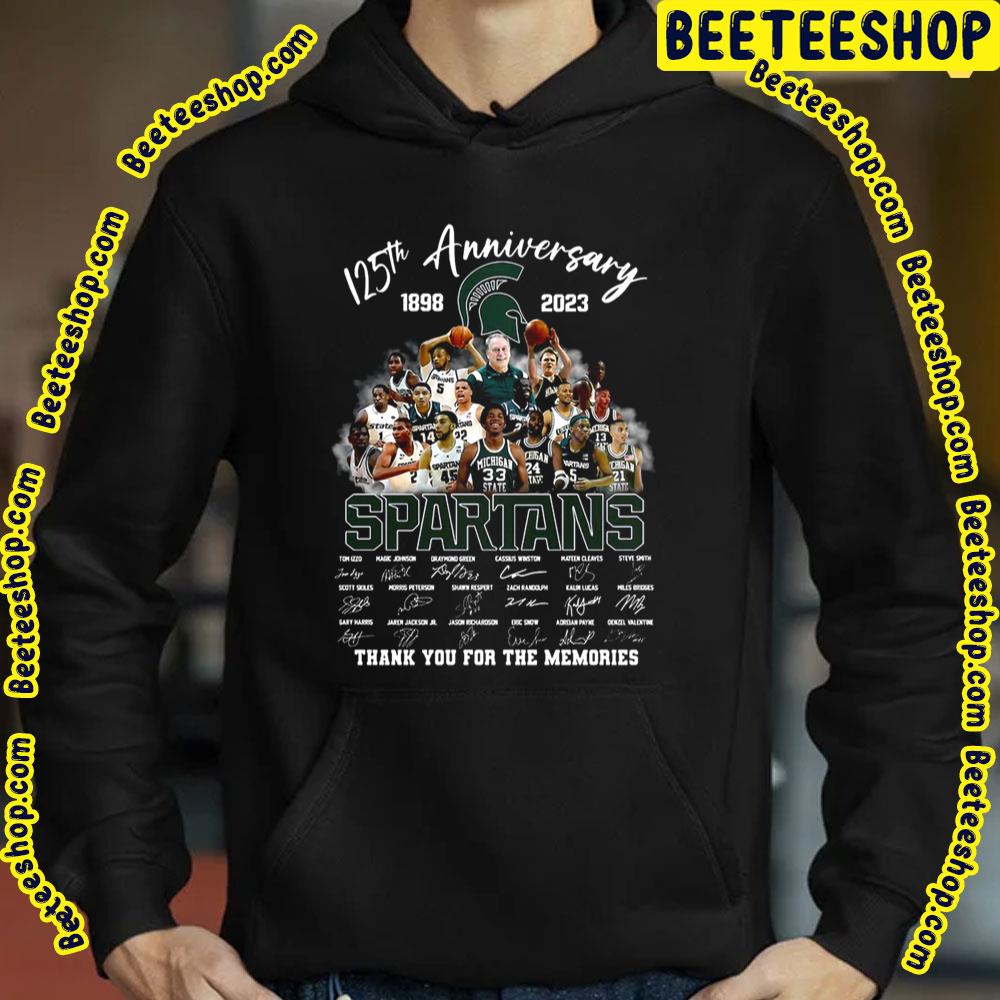 125th Anniversary 1898 2023 Spartans Thank You For The Memories Trending Unisex T-Shirt