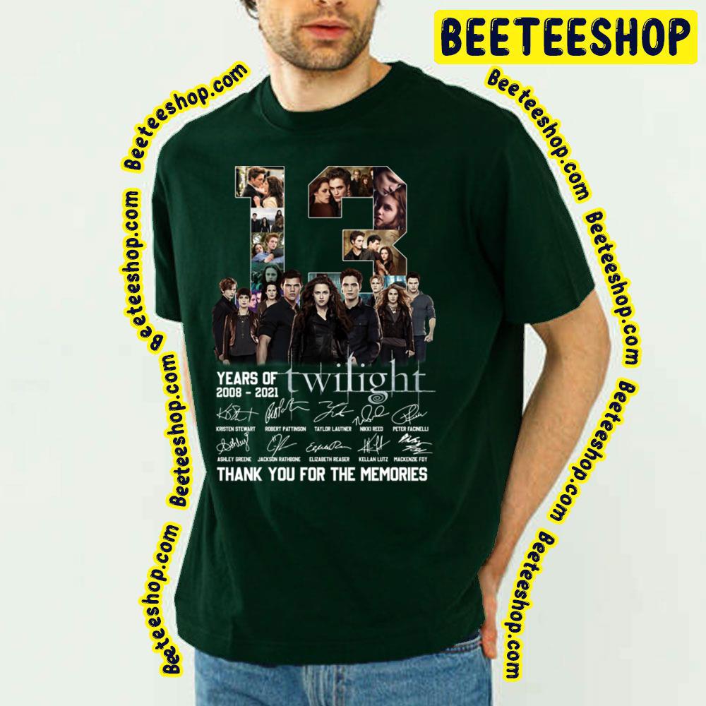 13 Years Of The Twilight Saga Signature Trending Unisex T-Shirt