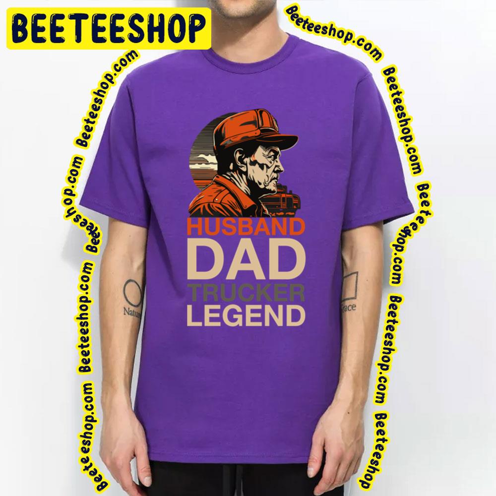 90’s Vintage Husband Dad Trucker Legend Trending Unisex T-Shirt