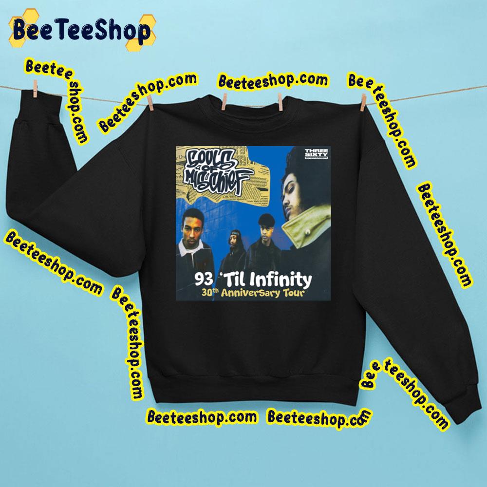 93 Til Infinity 30th Anniversary Tour 2023 Trending Unisex Sweatshirt