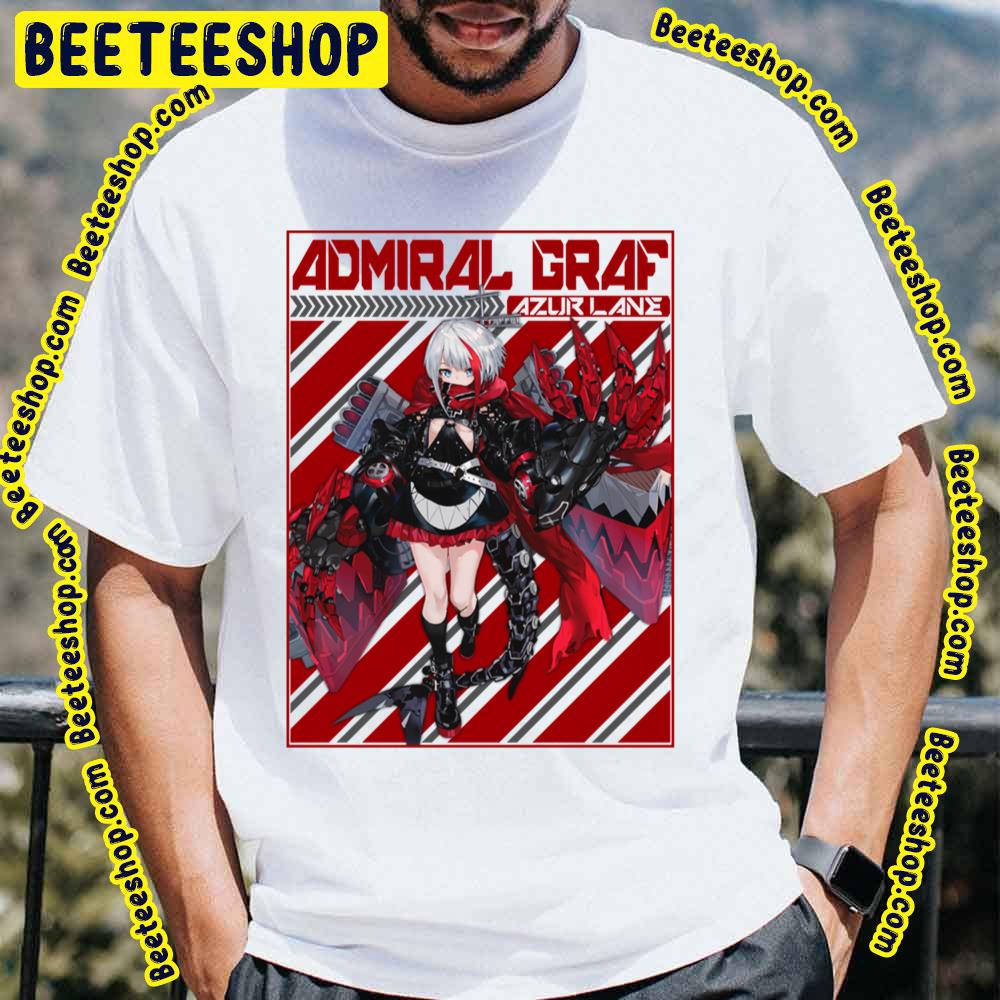 Admiral Graf Azur Lane Red Background Trending Unisex T-Shirt