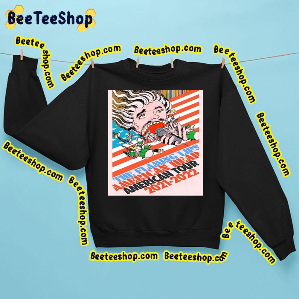 American Head Tour 2021 2022 The Flaming Lips Trending Unisex Sweatshirt