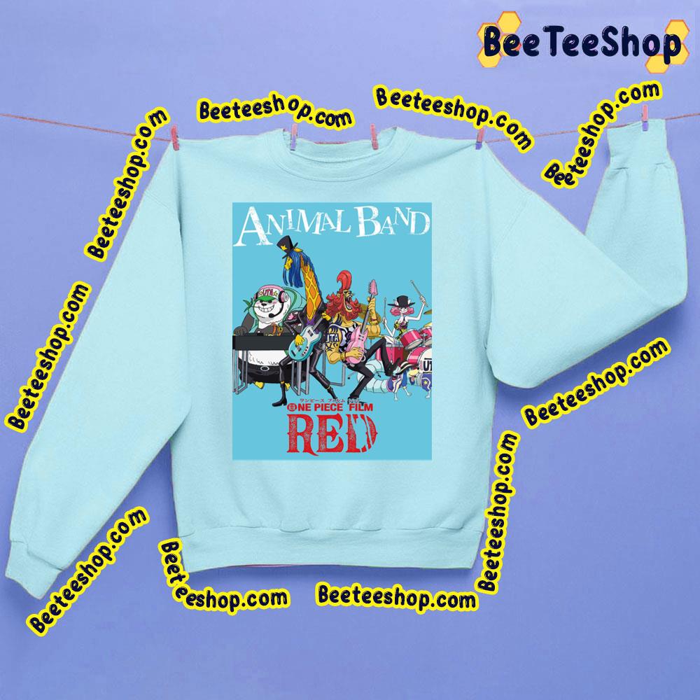Animal Band One Piece Film Red Trending Unisex Sweatshirt