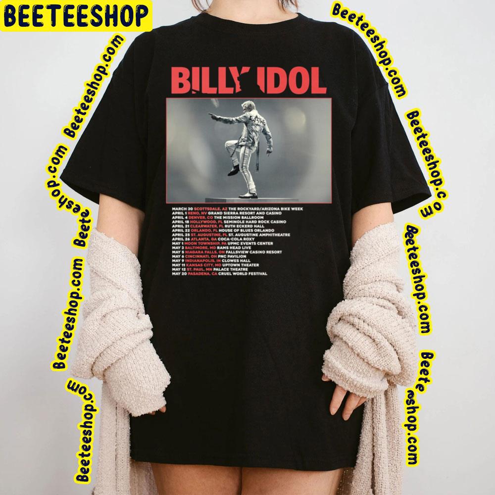 Billy Idol Tour Dates Trending Unisex T-Shirt
