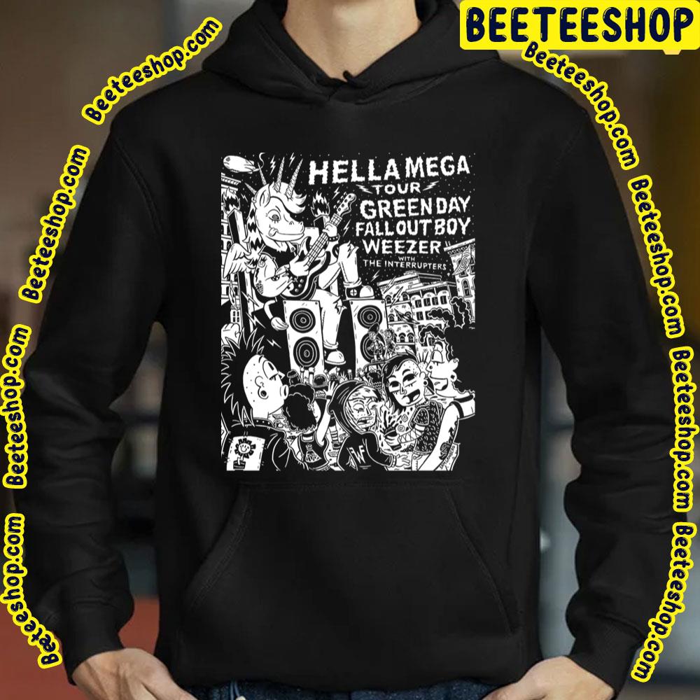 Black And White Hella Mega Tour 2021 2022 Trending Unisex T-Shirt